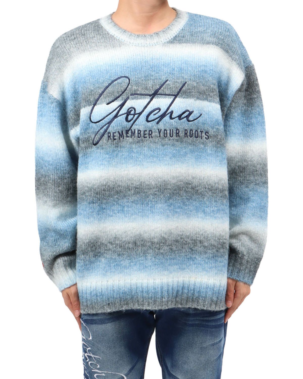 ホワイト：173cm63kg(Lサイズ着用)