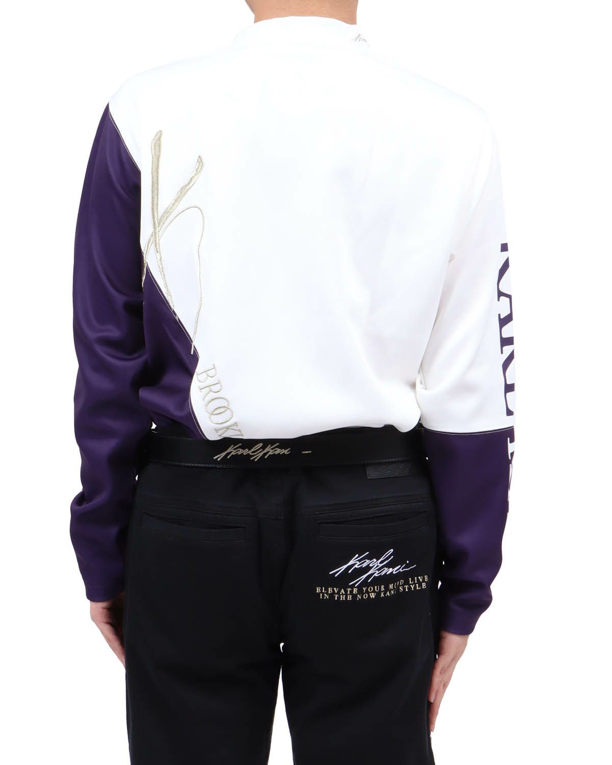 ホワイト：173cm63kg(Lサイズ着用)