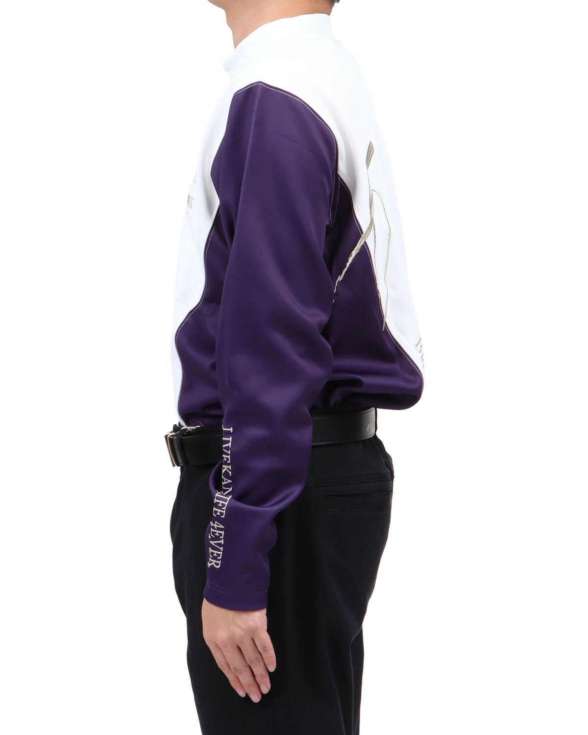 ホワイト：173cm63kg(Lサイズ着用)