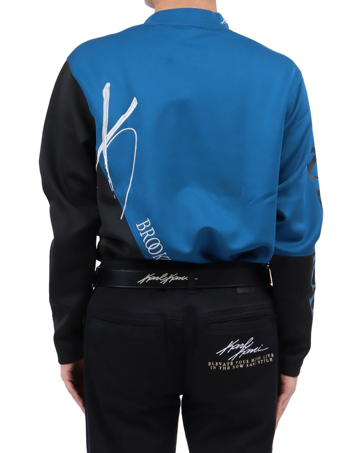 ブルー：173cm63kg(Lサイズ着用)