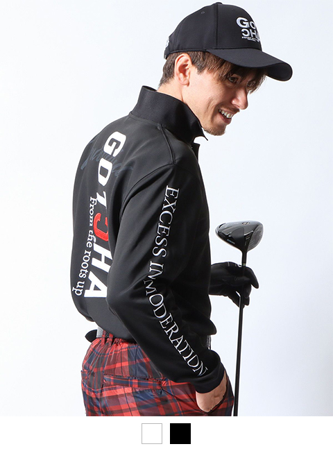 ブラック：180cm/70kg(Lサイズ着用)