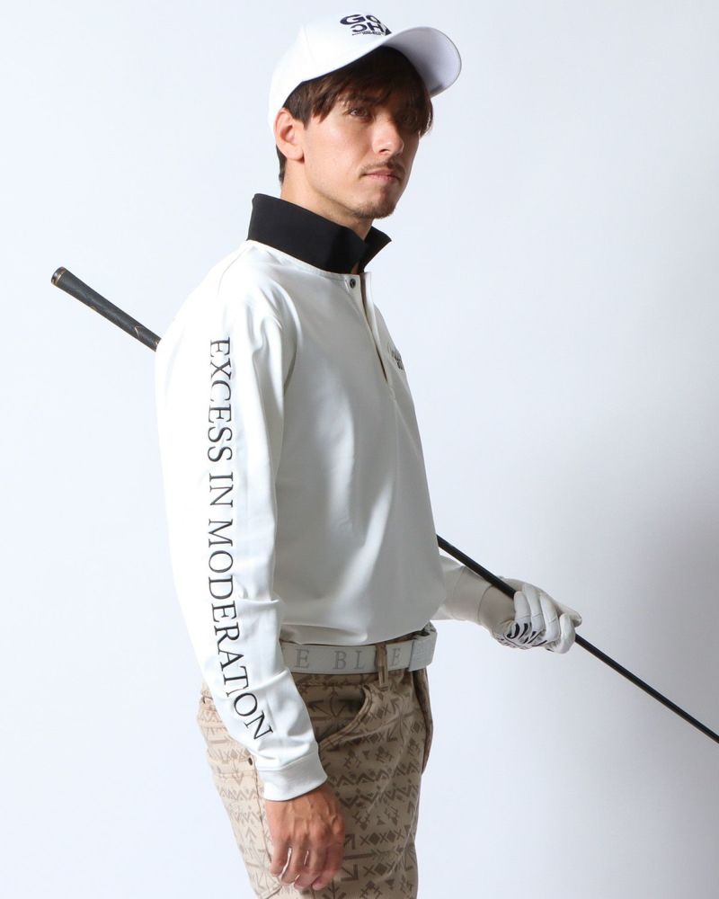 ホワイト：180cm/70kg(Lサイズ着用)