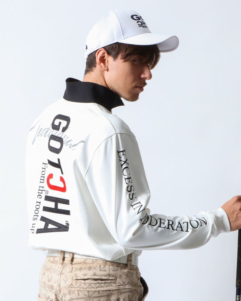 ホワイト：180cm/70kg(Lサイズ着用)