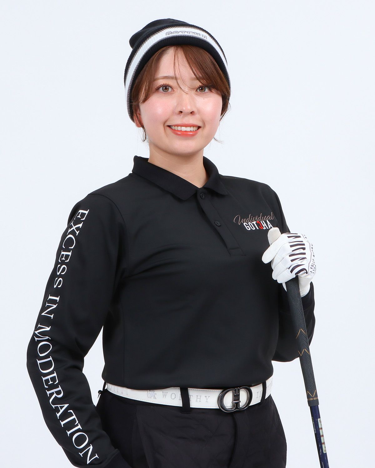 ブラック：157cm(XSサイズ着用)