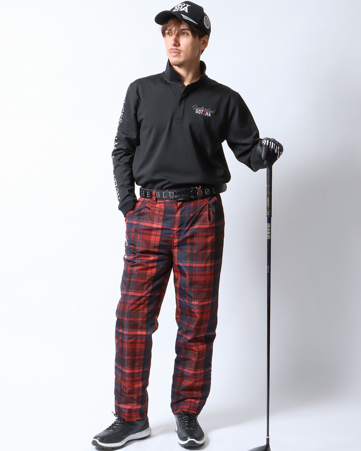 ブラック：180cm/70kg(Lサイズ着用)