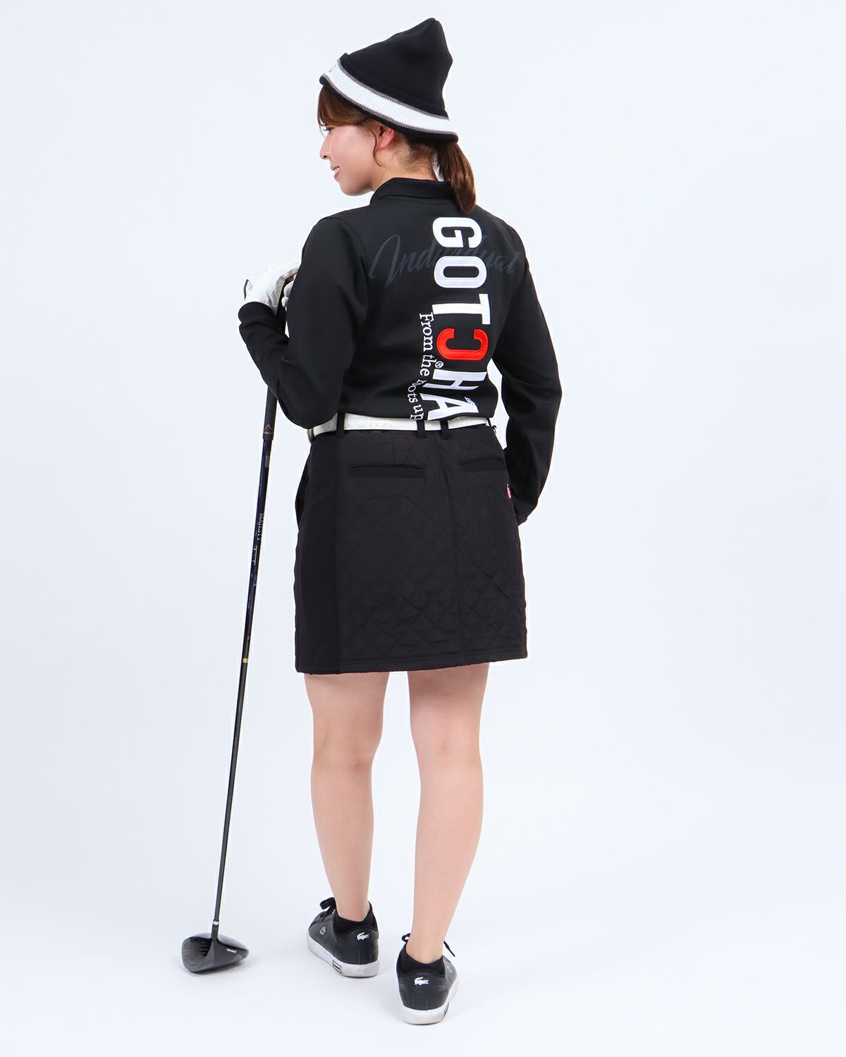 ブラック：157cm(XSサイズ着用)