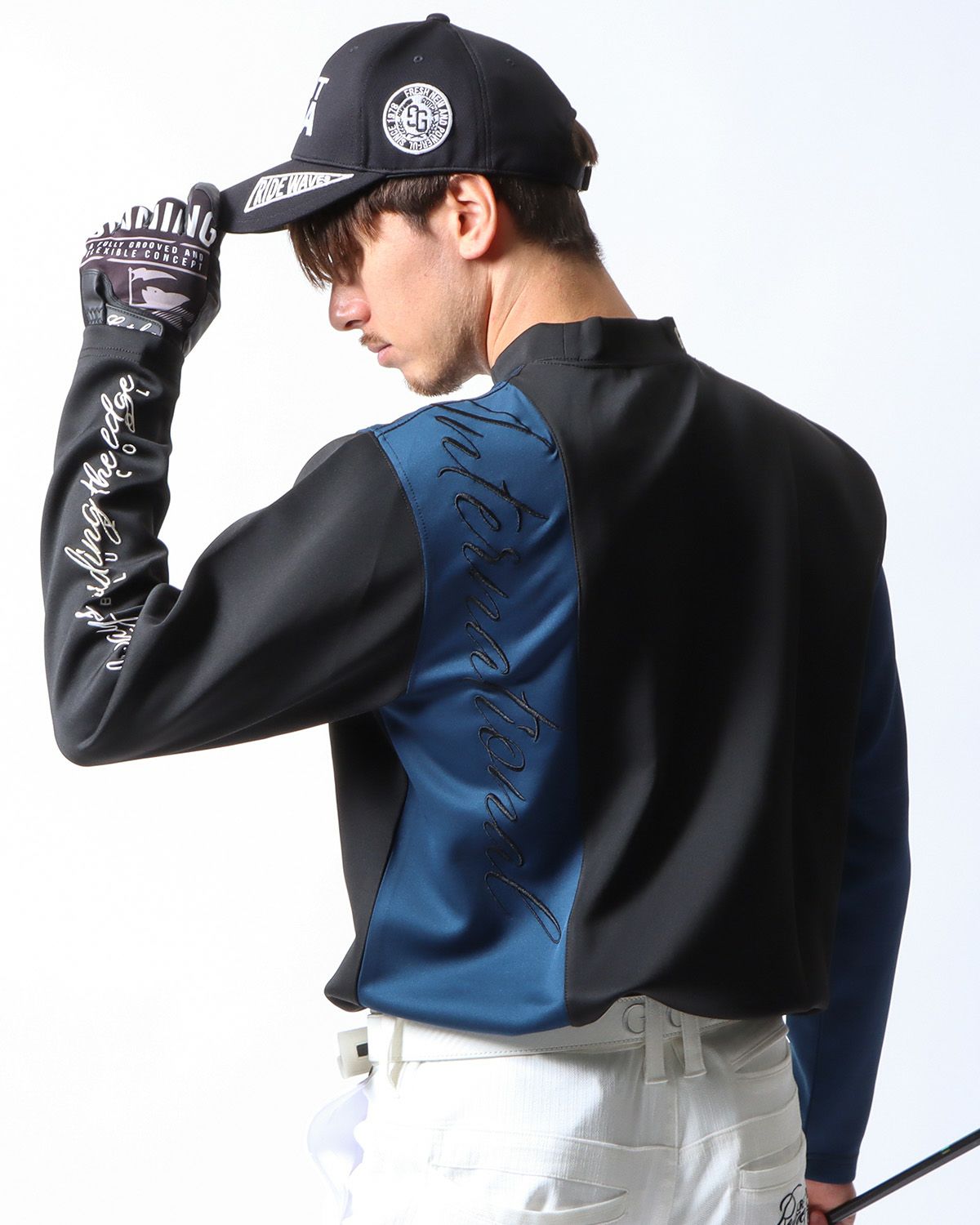 ブラック：180cm/70kg(Lサイズ着用)