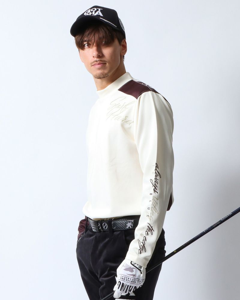 オフホワイト：180cm/70kg(Lサイズ着用)