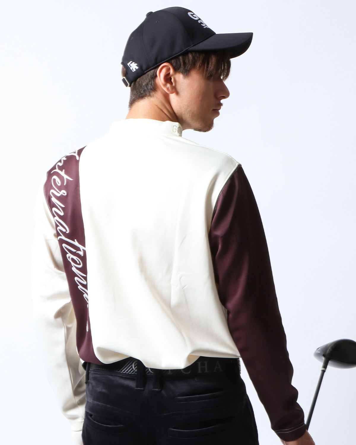 オフホワイト：180cm/70kg(Lサイズ着用)