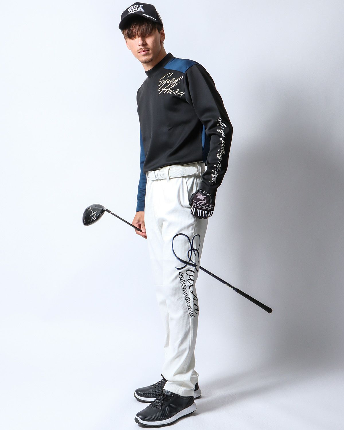 ブラック：180cm/70kg(Lサイズ着用)