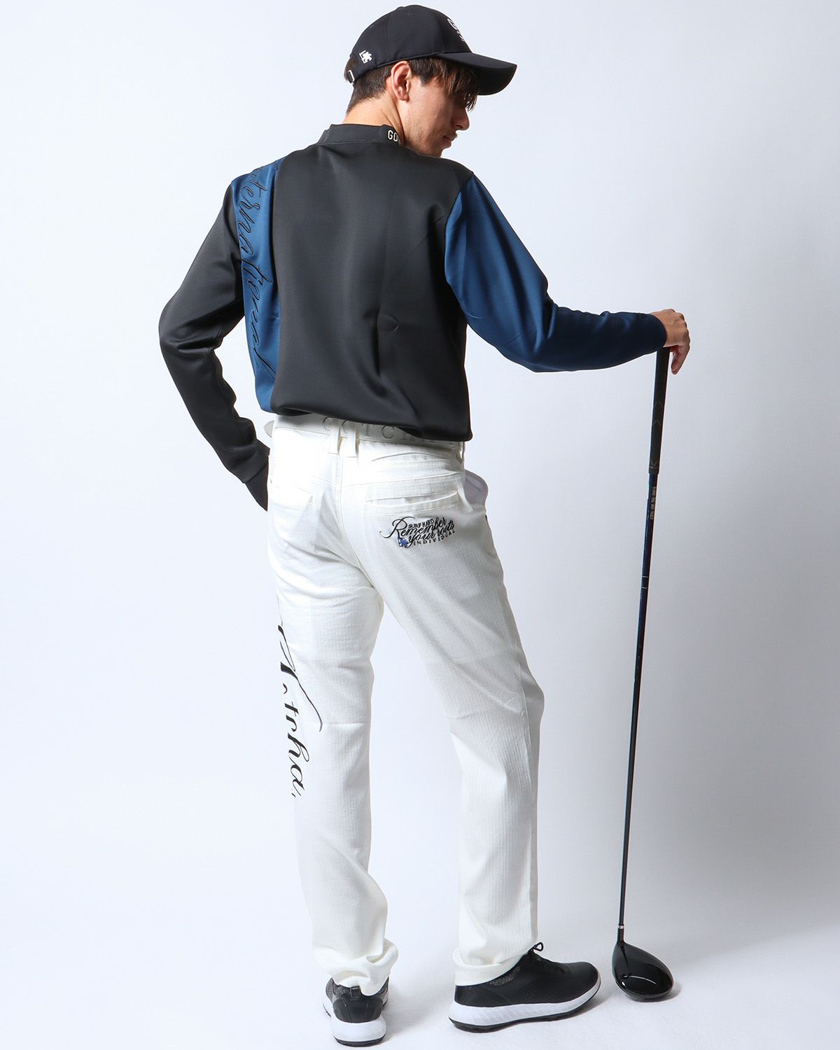 ブラック：180cm/70kg(Lサイズ着用)