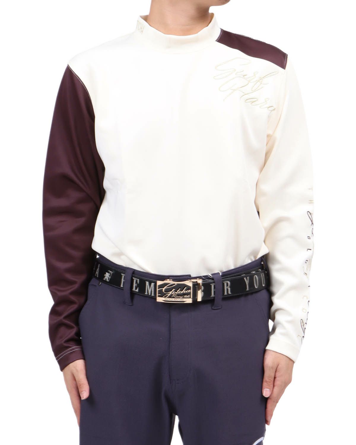 オフホワイト：173cm63kg(Lサイズ着用)