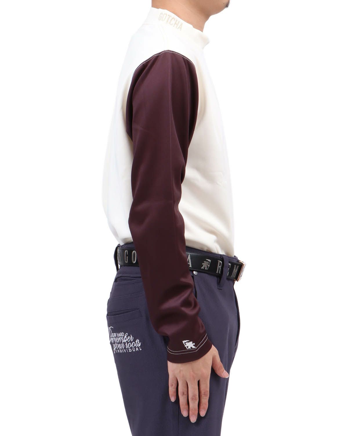 オフホワイト：173cm63kg(Lサイズ着用)