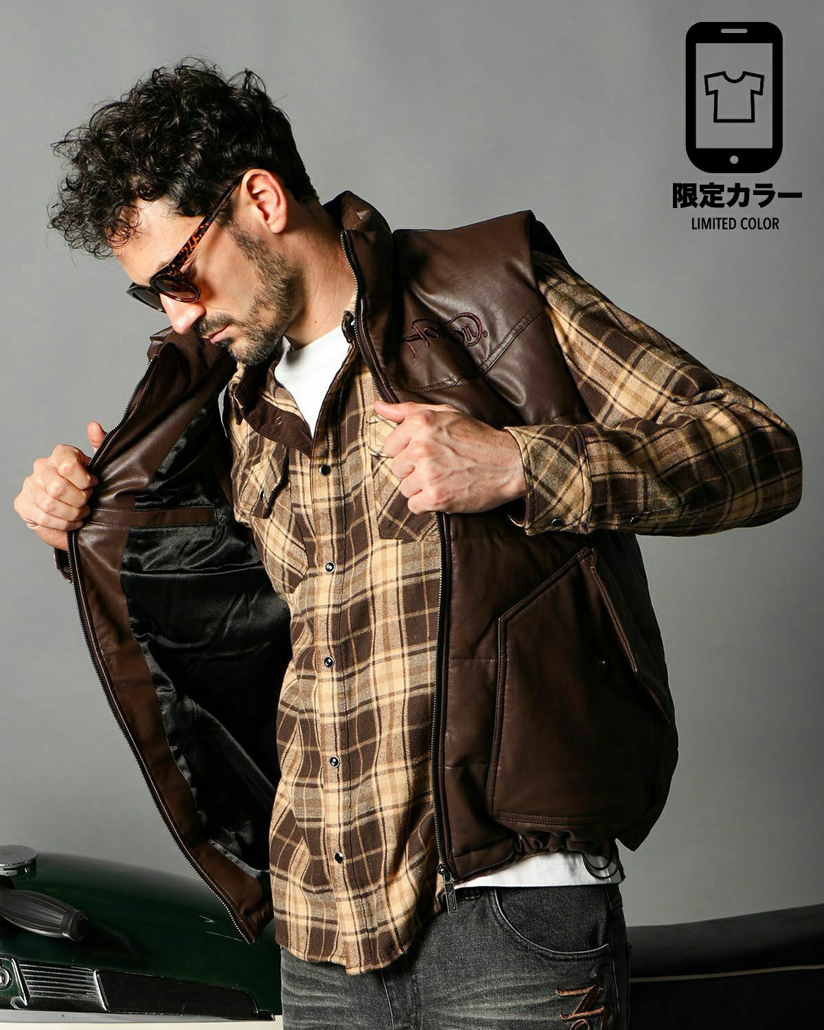 Karl Kani] シャギー チェック シャツ ジャケット | PEET ONLINE STORE