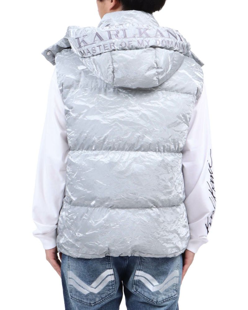 Karl Kani] 撥水ロゴ フード ダウンベスト | PEET ONLINE STORE