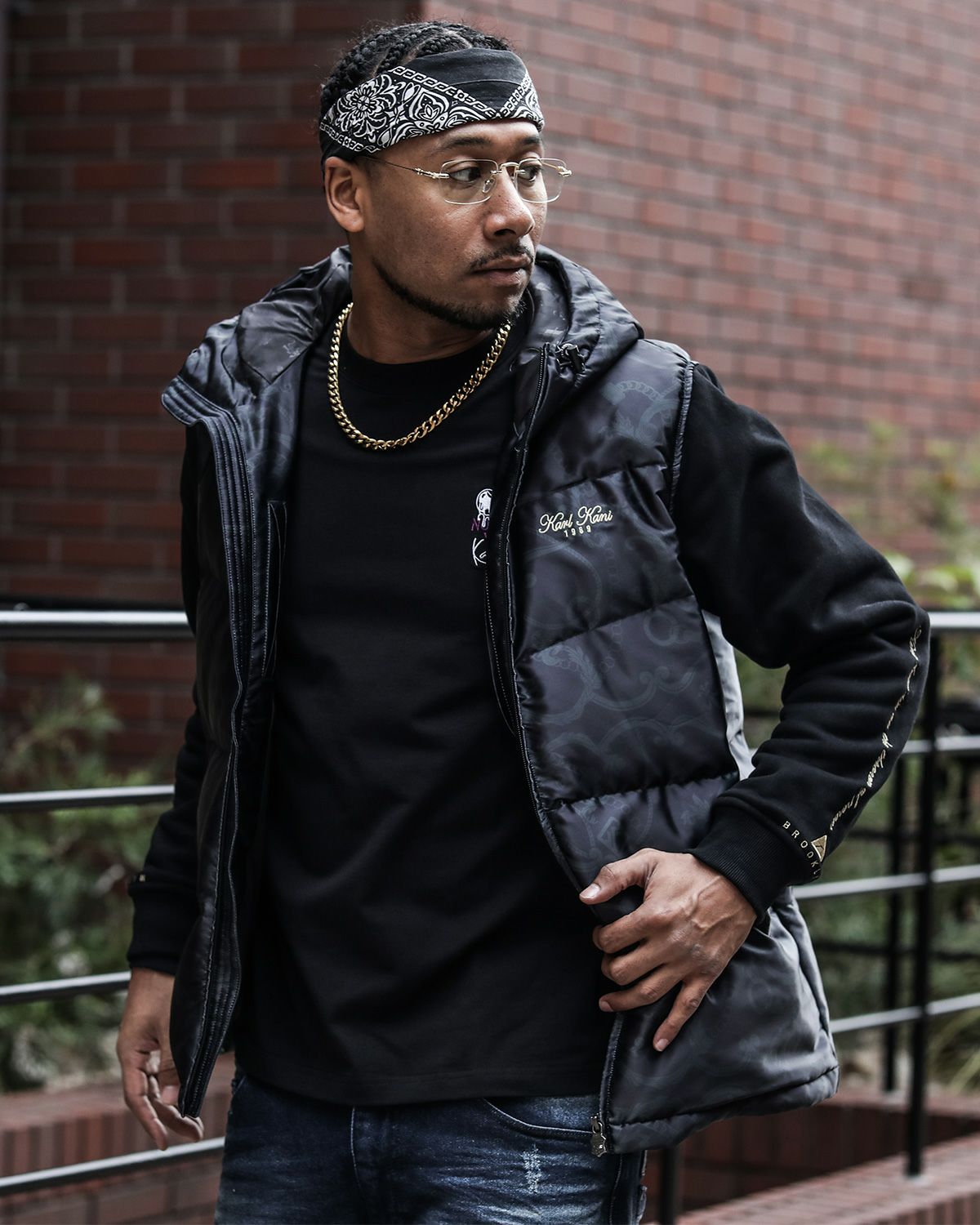 ブラック：180cm(XLサイズ着用)