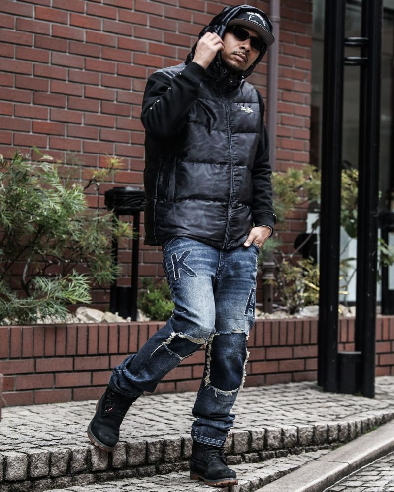 ブラック：180cm(XLサイズ着用)