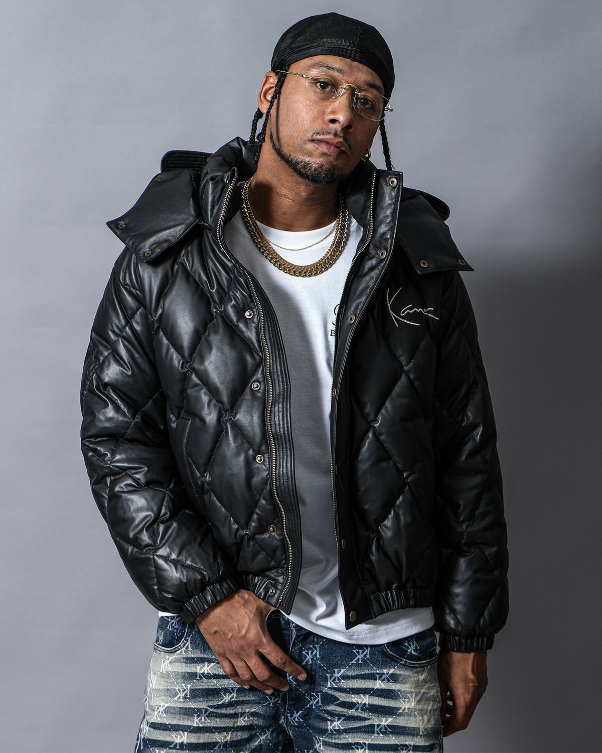 ブラック：180cm（Mサイズ着用）