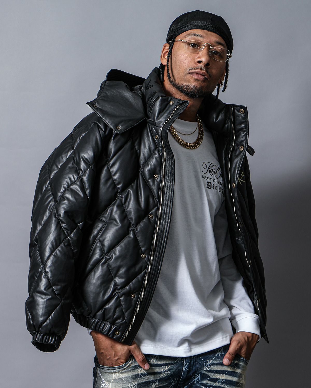 ブラック：180cm（Mサイズ着用）