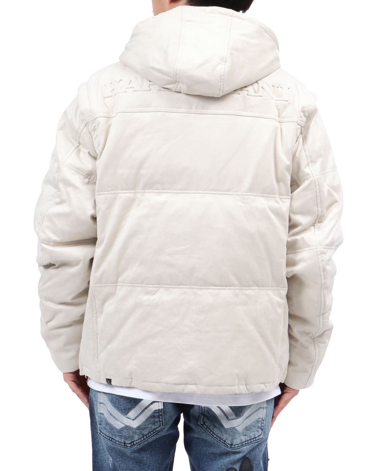 オフホワイト：173cm63kg(Lサイズ着用)