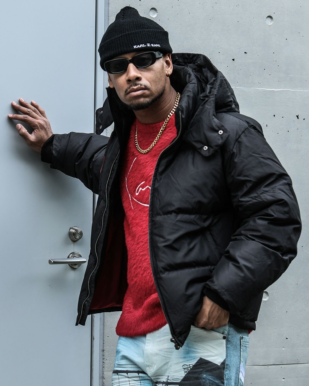 ブラック：183cm(XLサイズ着用)