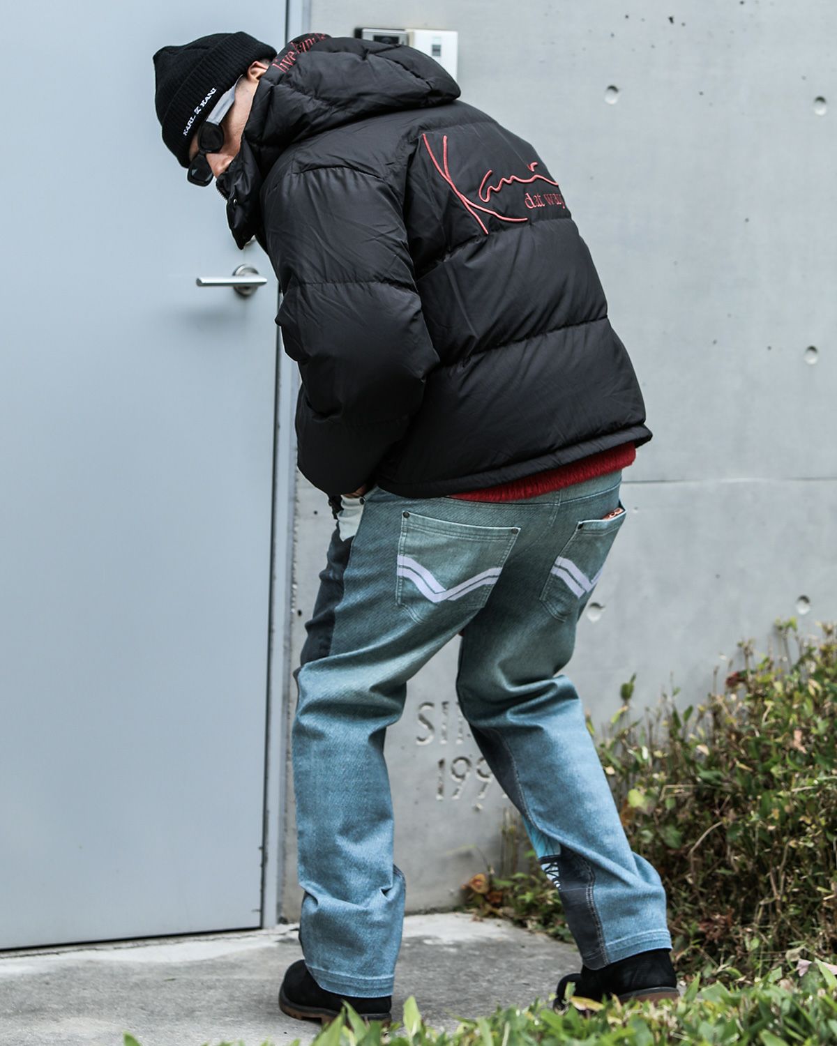 ブラック：183cm(XLサイズ着用)