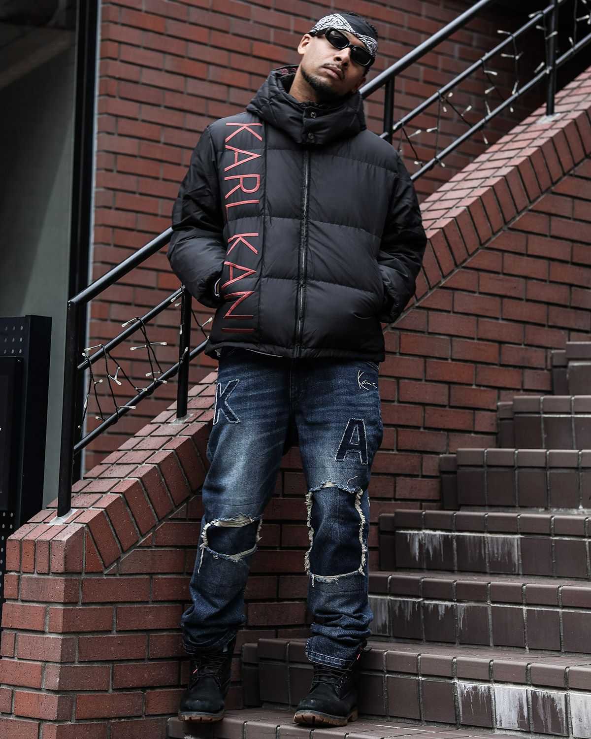 ブラック：183cm(XLサイズ着用)