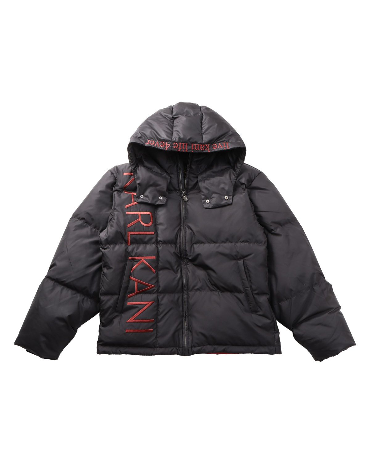 Karl Kani] ブラックレッド ダウンジャケット | PEET ONLINE STORE