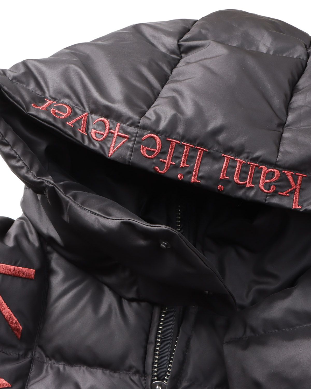 Karl Kani] ブラックレッド ダウンジャケット | PEET ONLINE STORE