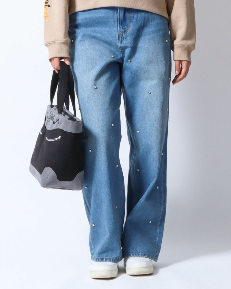 ウィメンズ シャイニングビジュー ロングパンツ