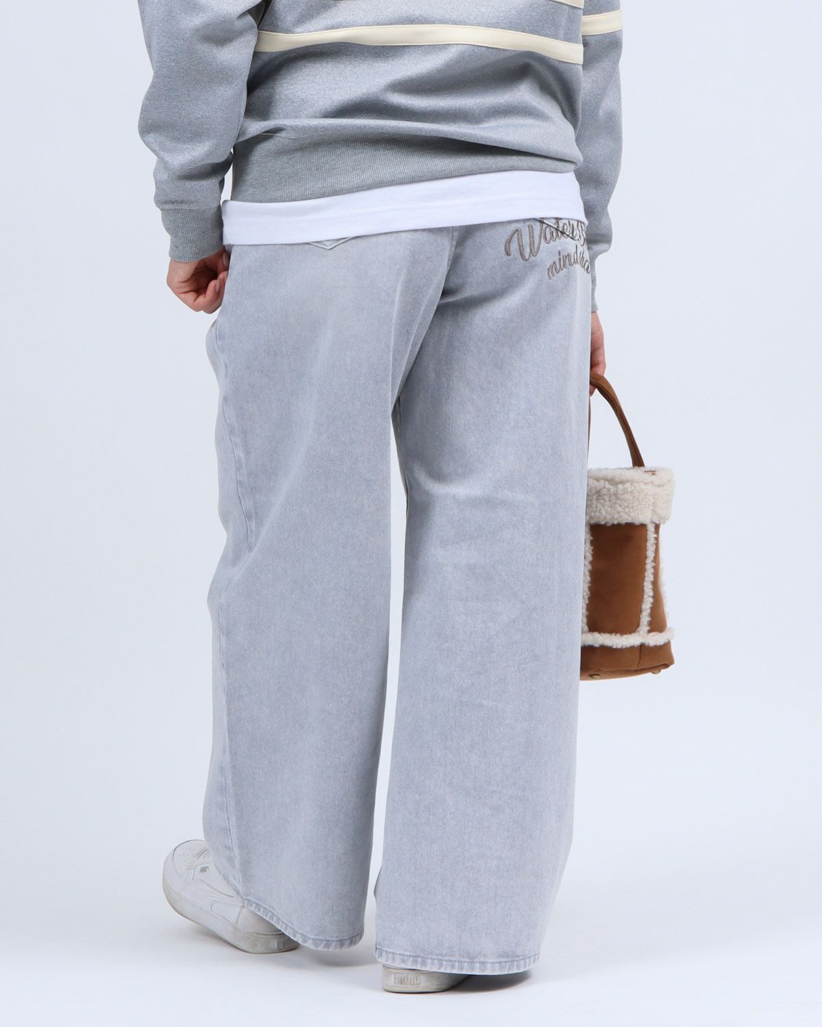 グレー：157cm(Mサイズ着用)