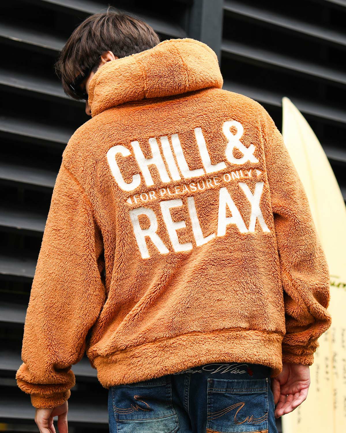 キャメル：180cm/70kg(Lサイズ着用)