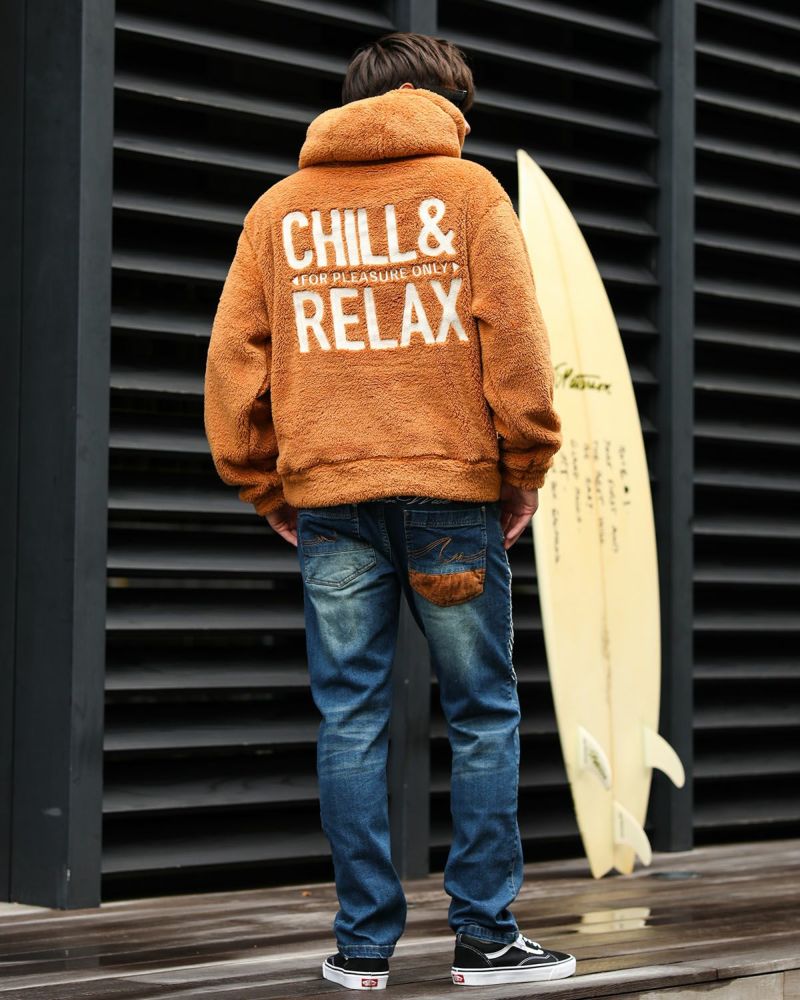 キャメル：180cm/70kg(Lサイズ着用)