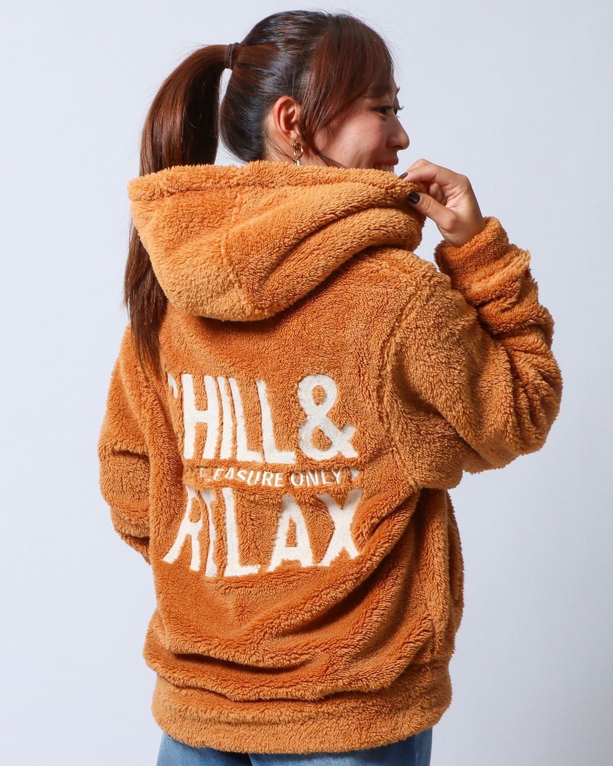 キャメル：154cm(Ｓサイズ着用)