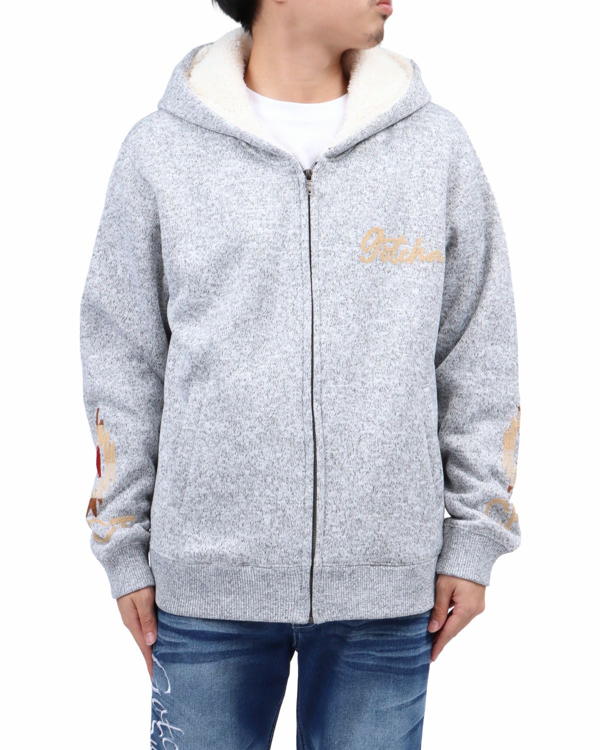 シロモク：173cm63kg(Lサイズ着用)