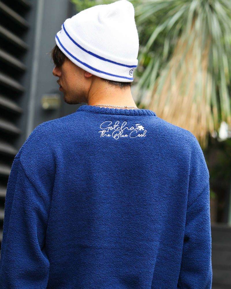 ネイビー：180cm/70kg(Lサイズ着用)