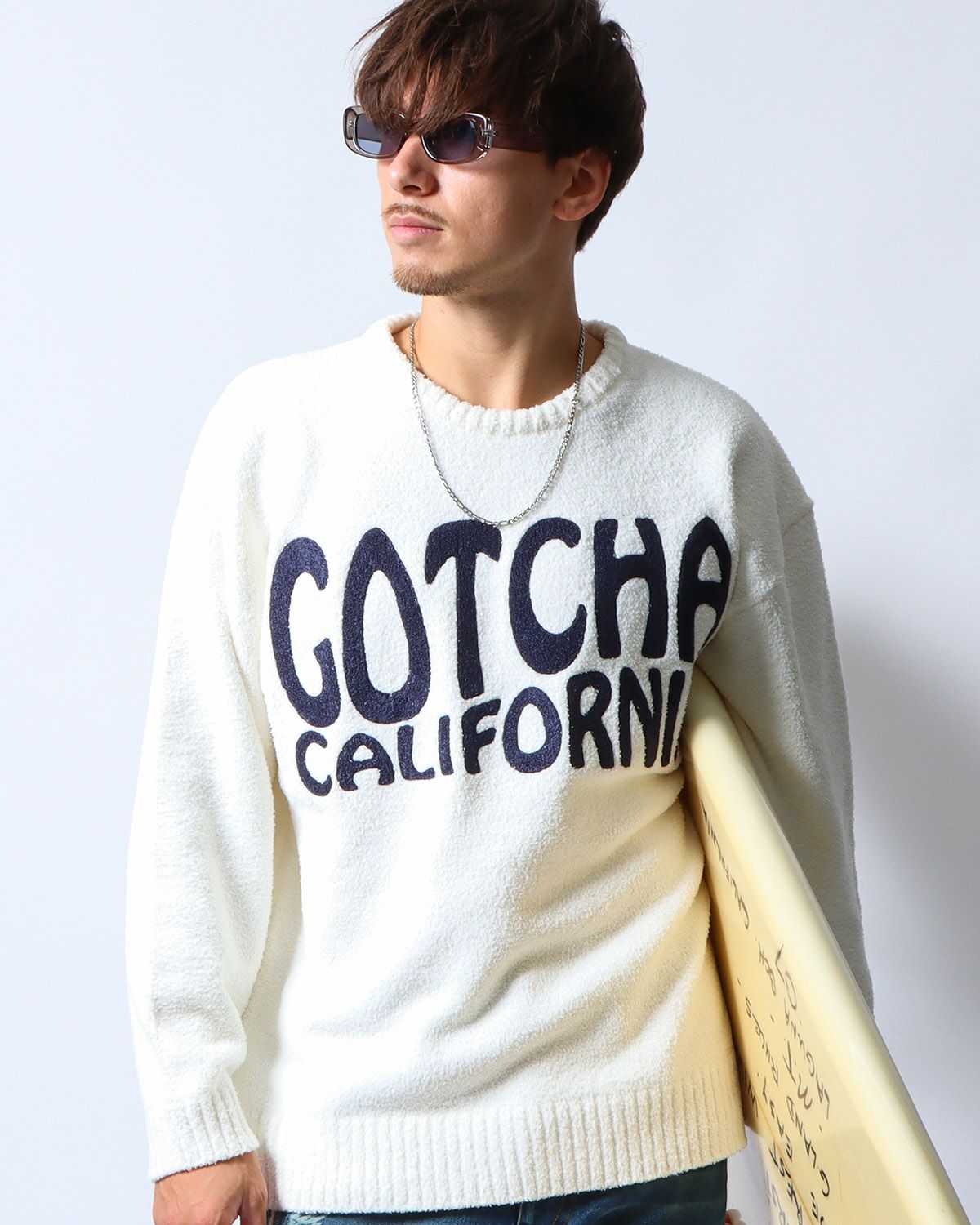 ホワイト：180cm/70kg(Lサイズ着用)