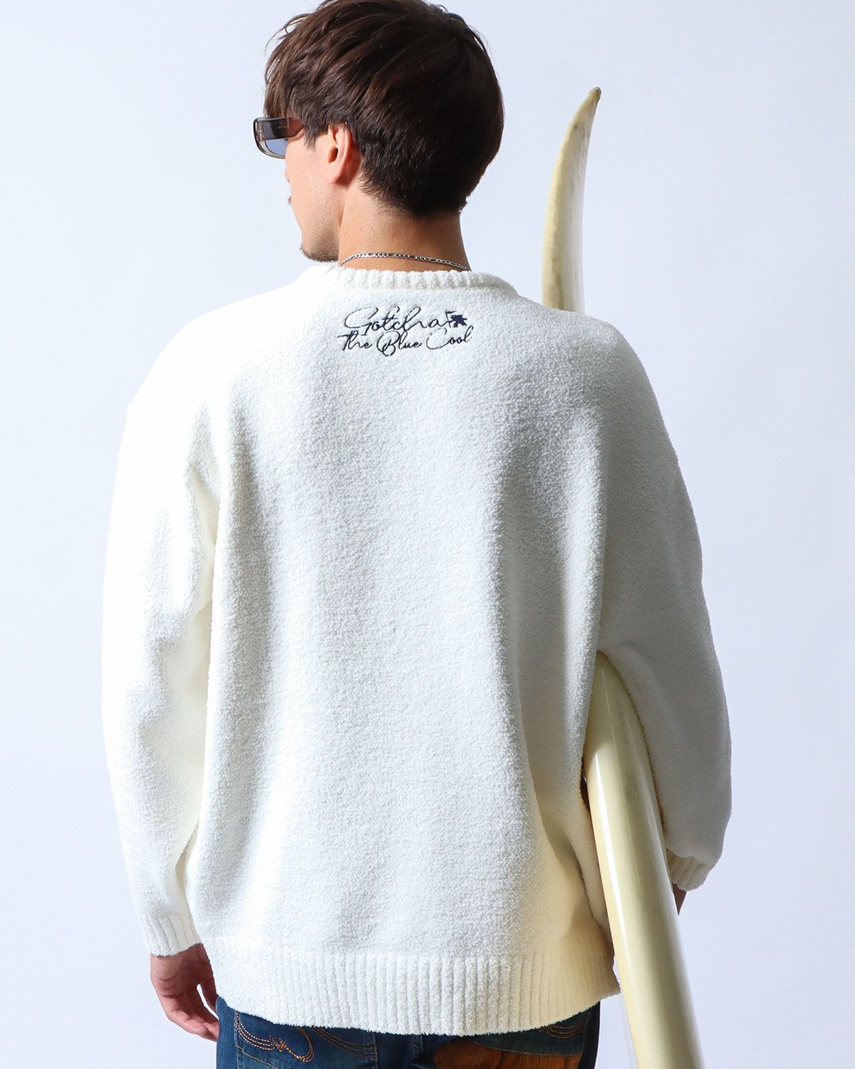 ホワイト：180cm/70kg(Lサイズ着用)