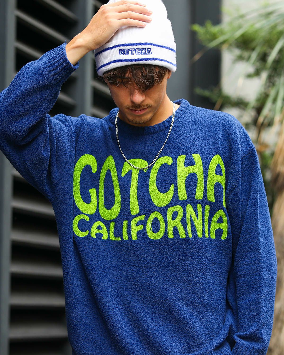 ネイビー：180cm/70kg(Lサイズ着用)