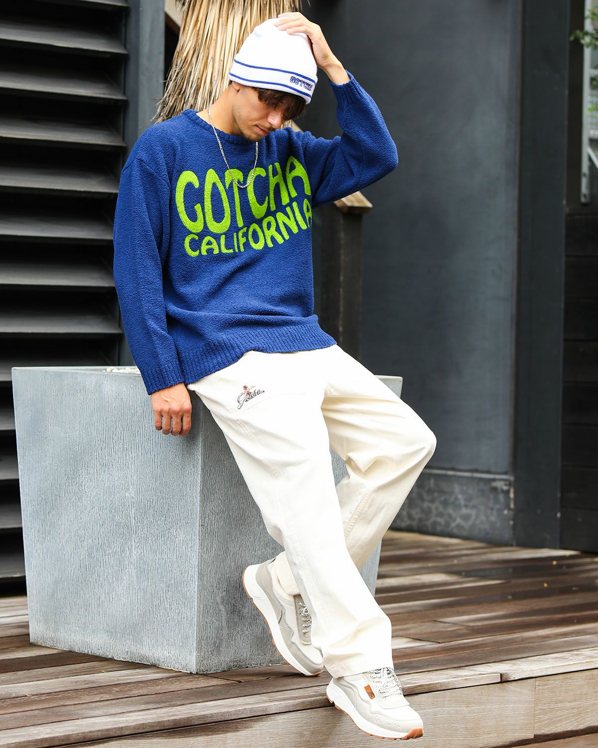 ネイビー：180cm/70kg(Lサイズ着用)