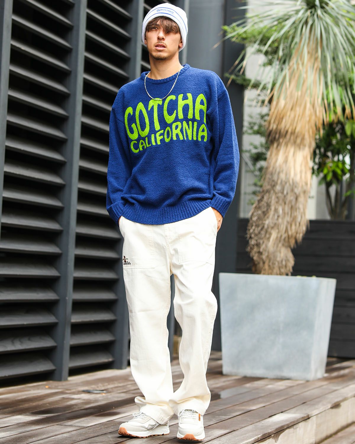 ネイビー：180cm/70kg(Lサイズ着用)