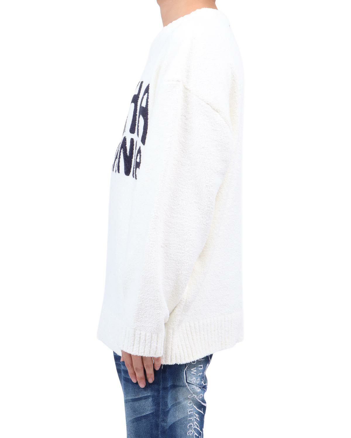 ホワイト：173cm63kg(Lサイズ着用)