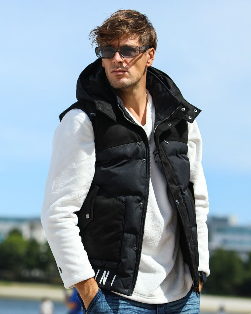 GOTCHA] 防風 撥水 ウエスタン切替 中綿 ベスト | PEET ONLINE STORE