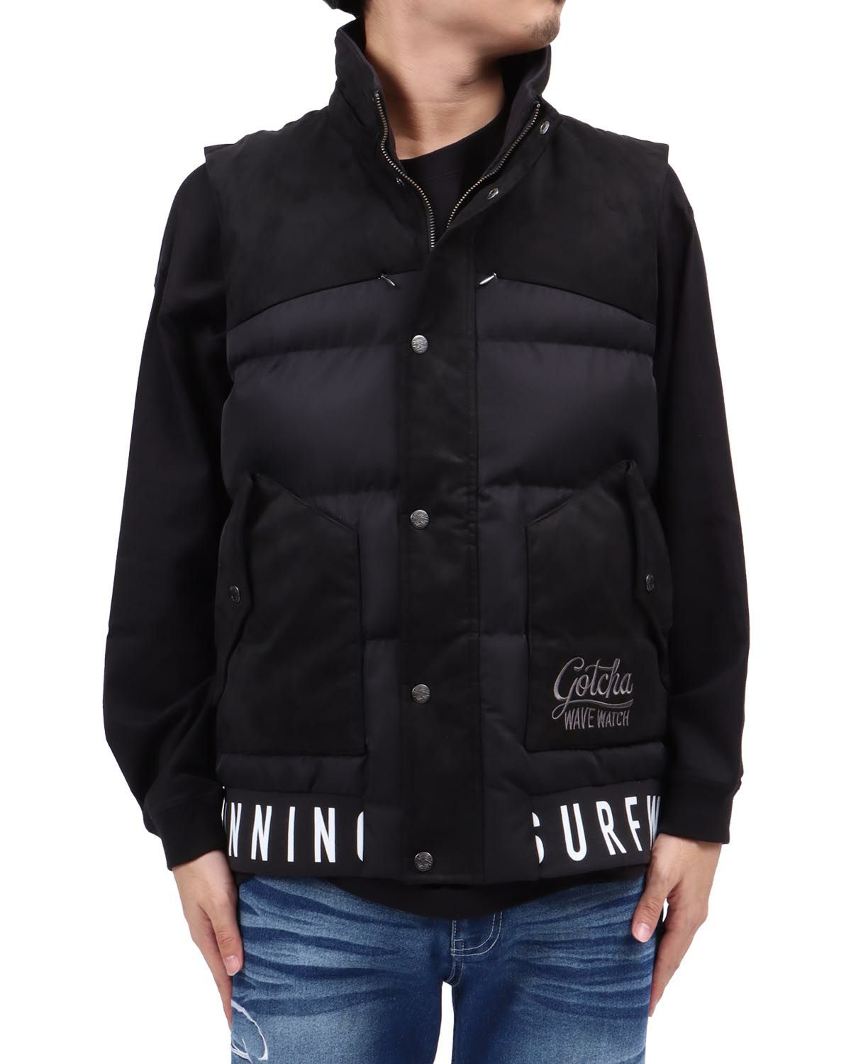 ブラック：173cm63kg(Lサイズ着用)