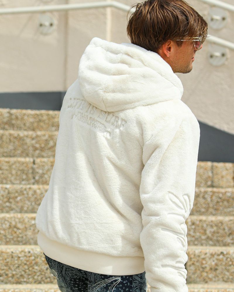 オフホワイト：183cm/70kg(Lサイズ着用)