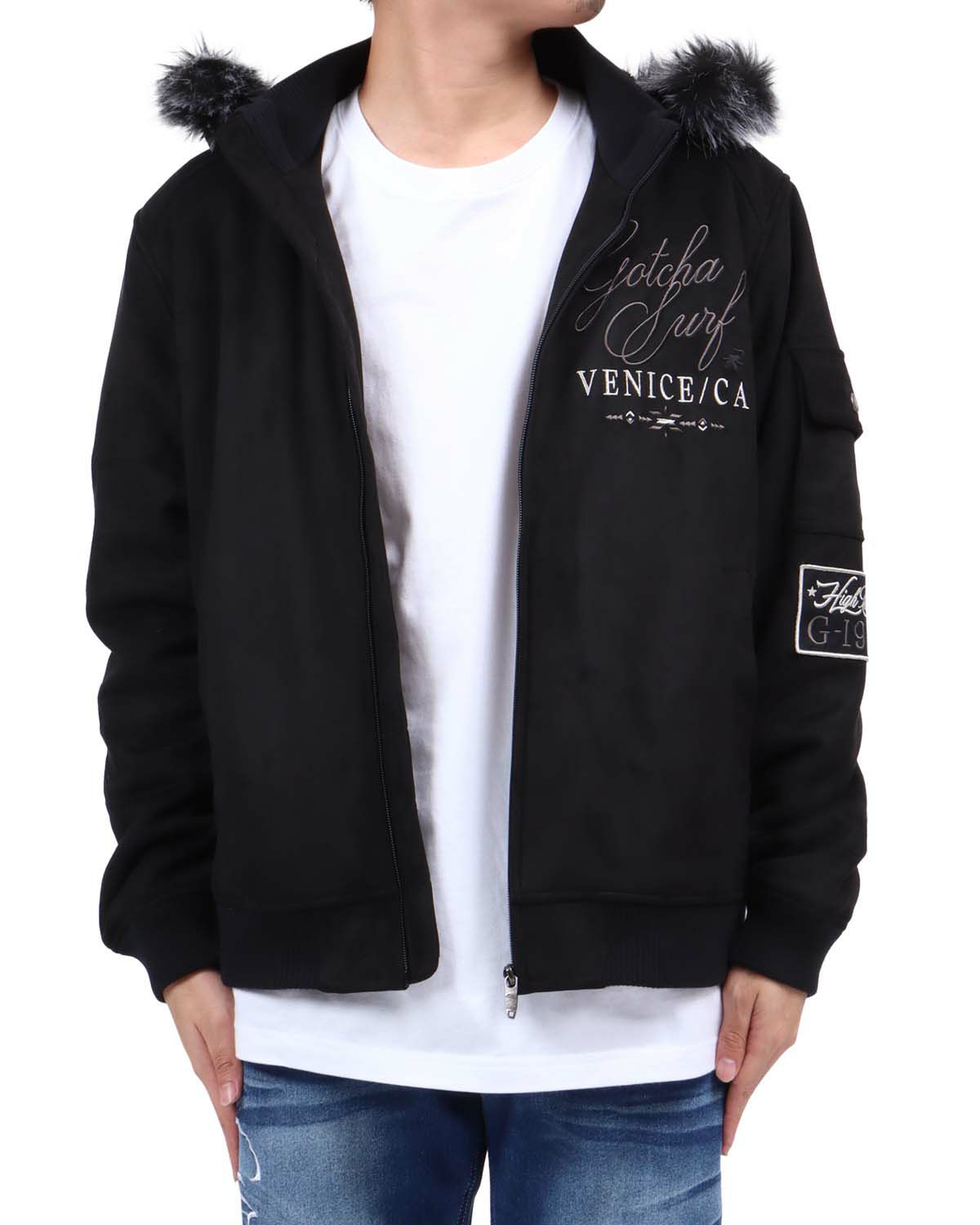 ブラック：173cm63kg(Lサイズ着用)