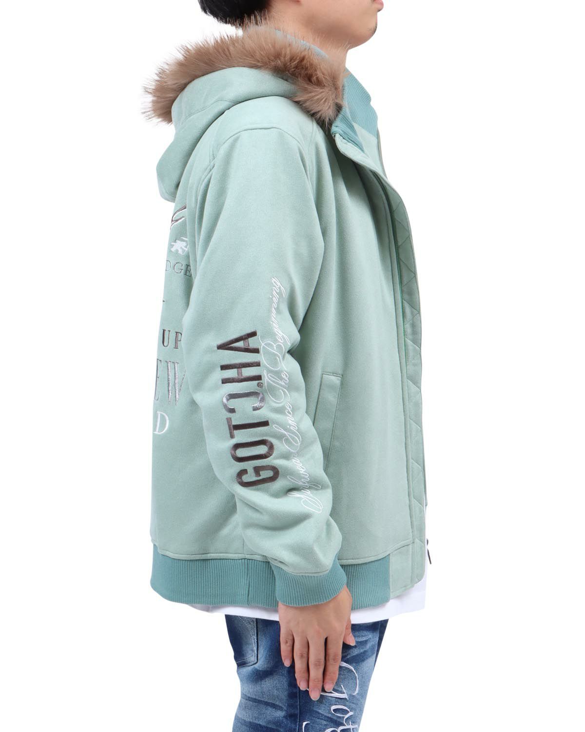 グリーングレー：173cm63kg(Lサイズ着用)