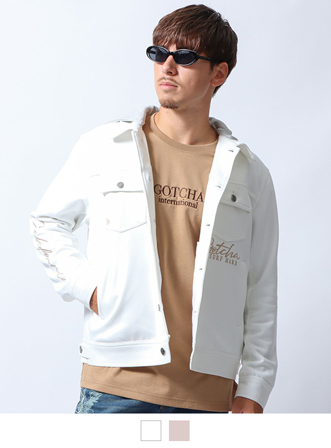 オフホワイト：180cm/70kg(Lサイズ着用)