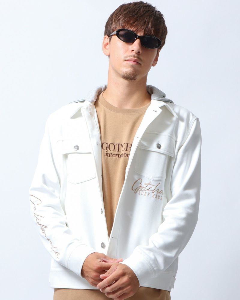 オフホワイト：180cm/70kg(Lサイズ着用)