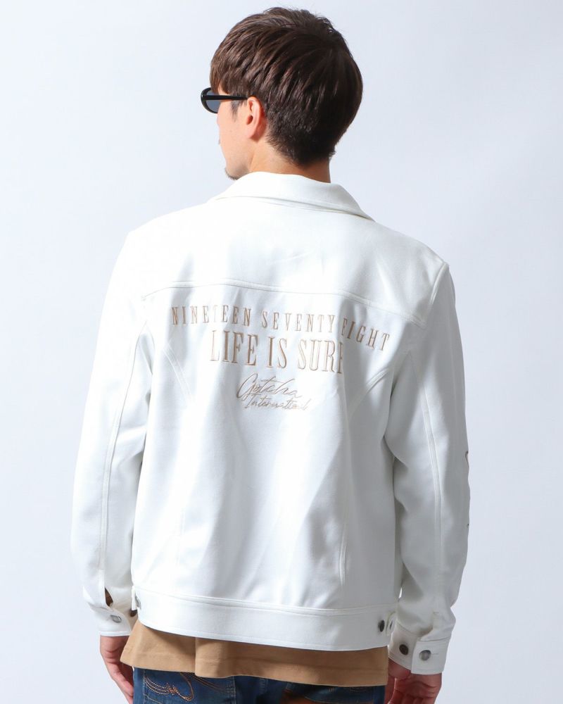 オフホワイト：180cm/70kg(Lサイズ着用)フード無しVer